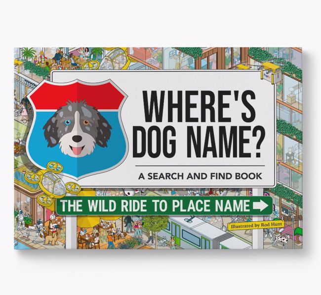 Personalized Dog Book - Where's Your Dog - Wild Ride